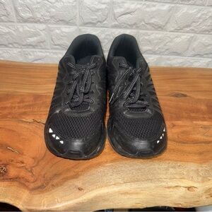 SAS Men’s Black Athletic Walking Shoes Size 10 D Comfort Mesh Lace Up Reflective